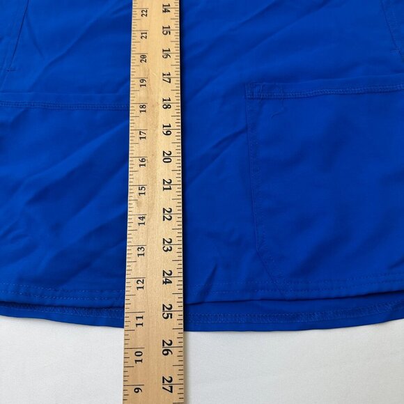 Med Couture Insight Scrub Top Womens Medium V Neck Short Sleeve Nursing Pockets - Picture 8 of 10